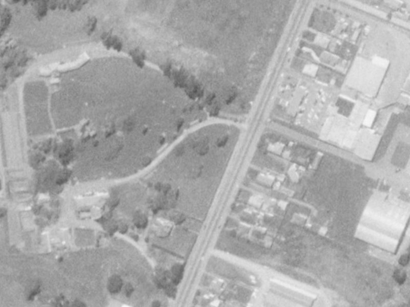 101 Carmen Road from the air, 1975-1979