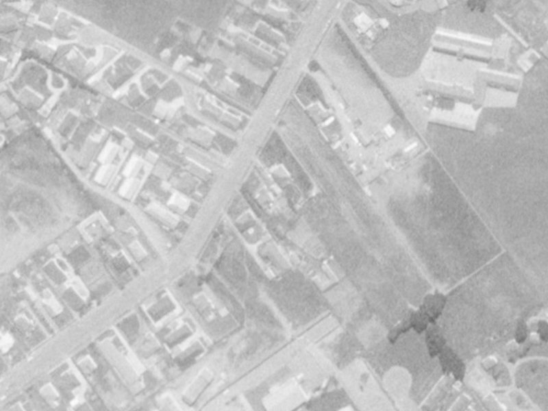 85 Middlepark Road from the air, 1975-1979