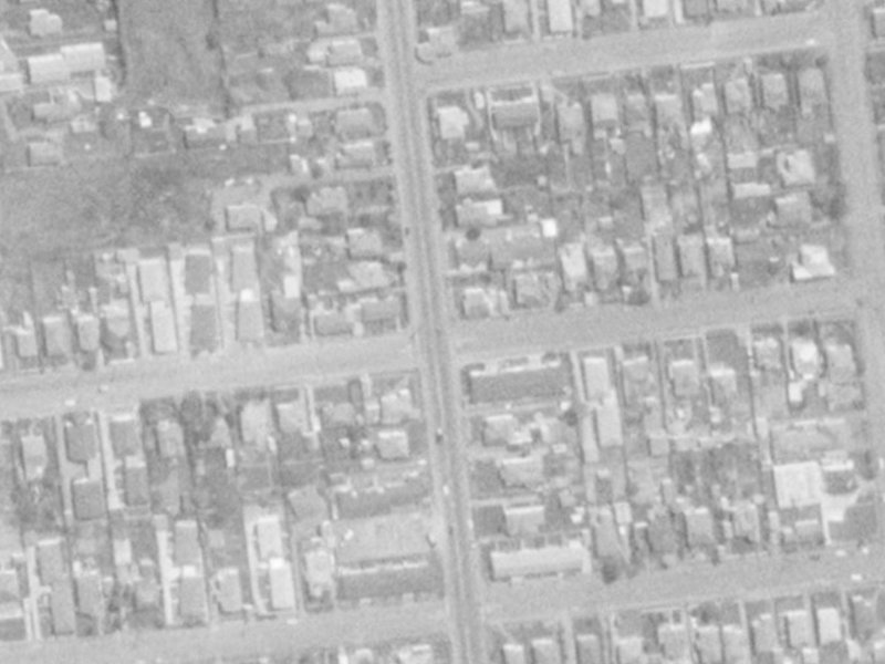 135 Clarence Street from the air, 1975-1979