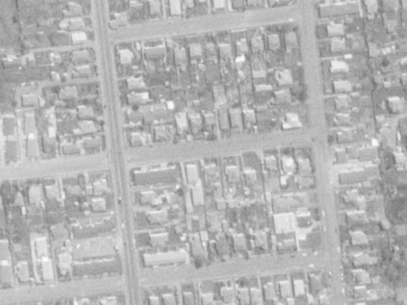 14A Elizabeth Street from the air, 1975-1979
