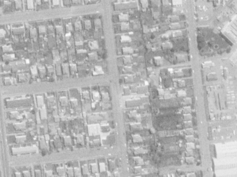 38 Picton Avenue from the air, 1975-1979