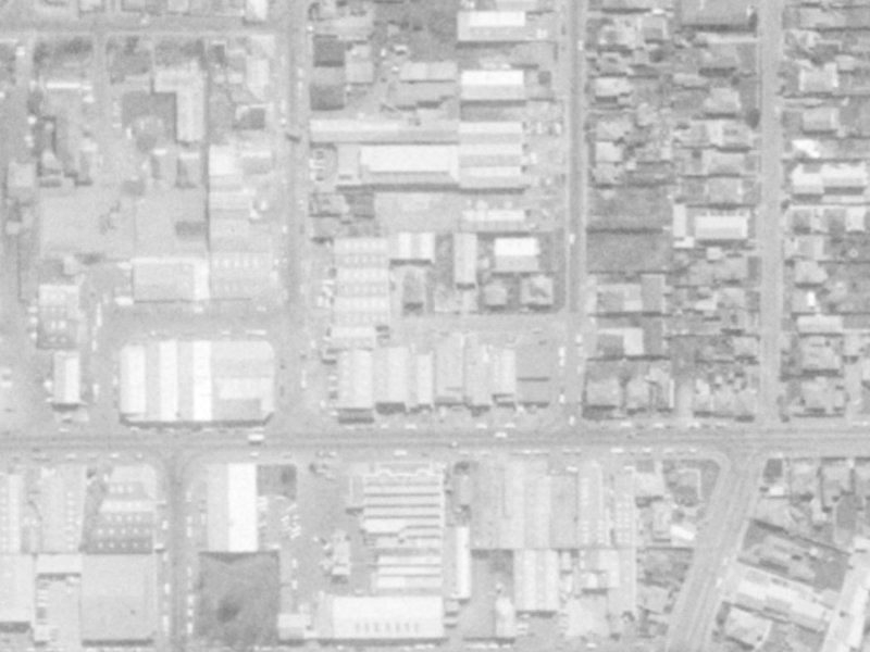 10 Dearsley Street from the air, 1975-1979