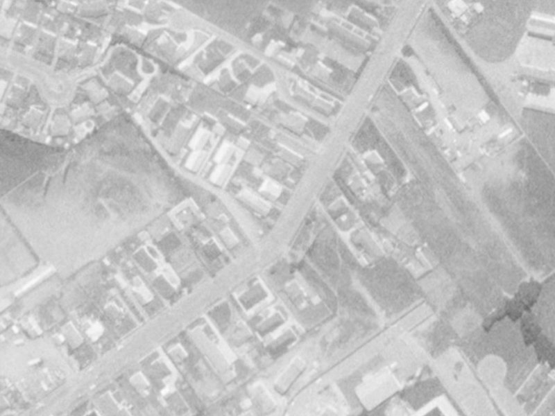 106 Middlepark Road from the air, 1975-1979