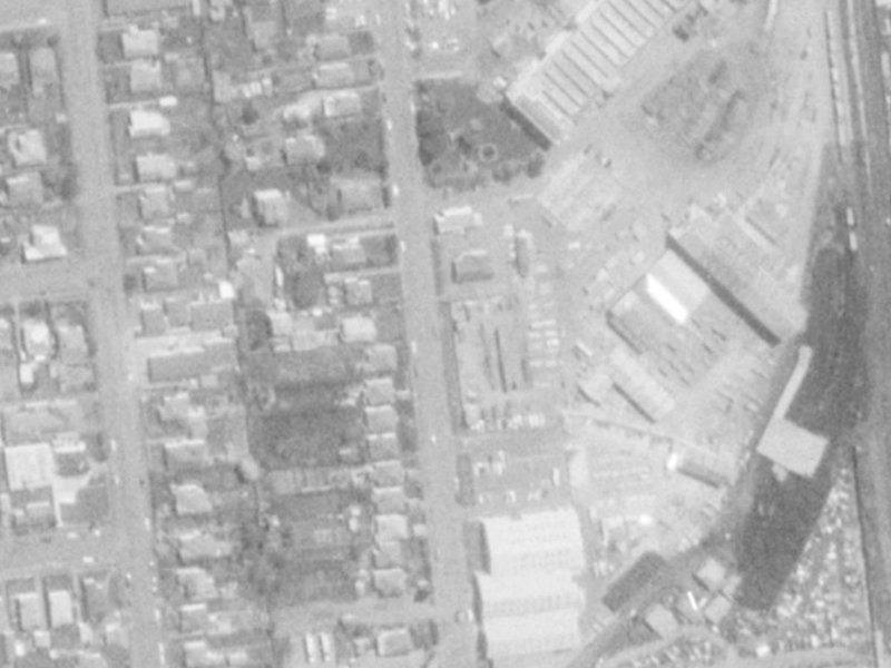 5B/33 Mandeville Street from the air, 1975-1979