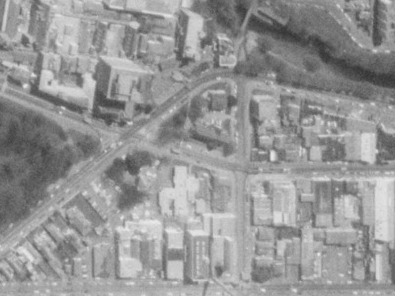 1R Tuam Street from the air, 1975-1979
