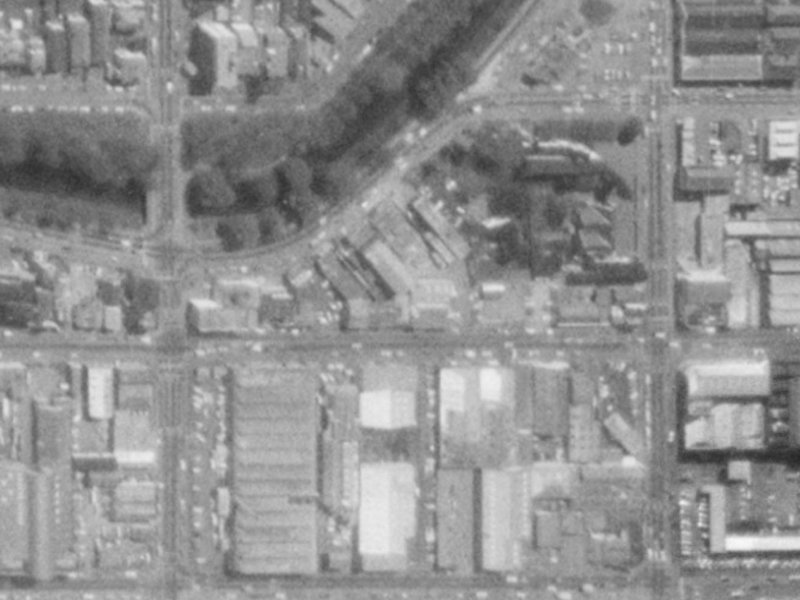 87 Tuam Street from the air, 1975-1979