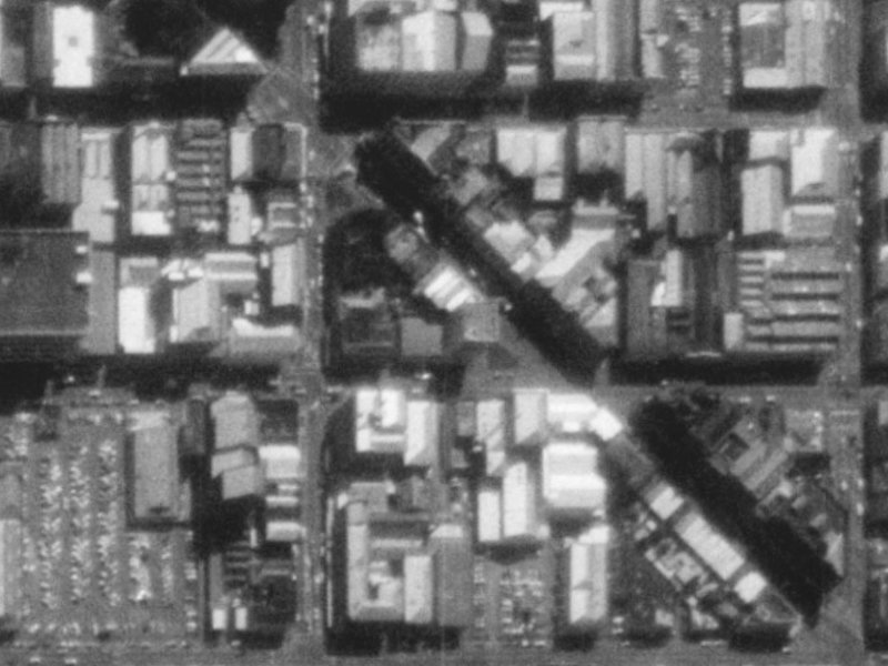189 High Street from the air, 1975-1979