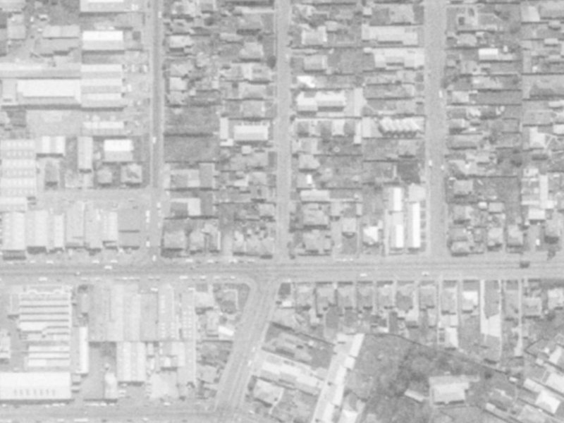 91 Nursery Road from the air, 1975-1979