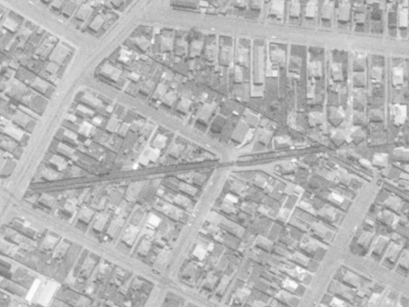 151 Bordesley Street from the air, 1975-1979