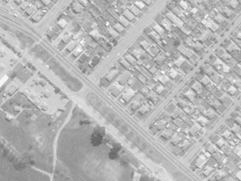 303 Linwood Avenue from the air, 1975-1979