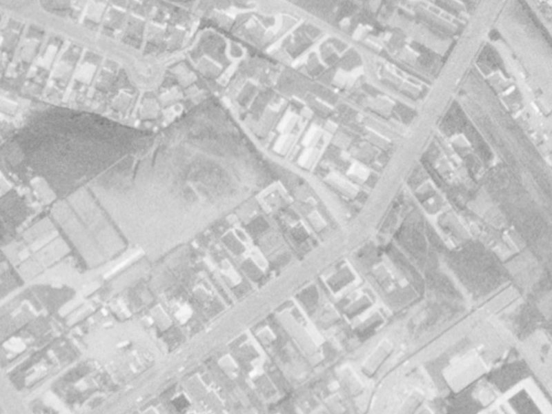 120 Middlepark Road from the air, 1975-1979