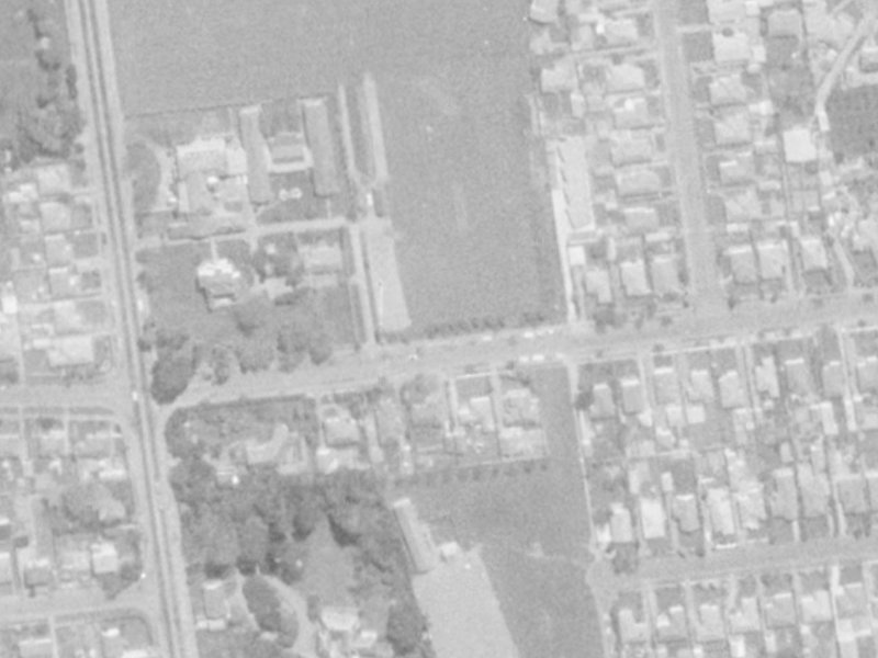 76 Suva Street from the air, 1975-1979
