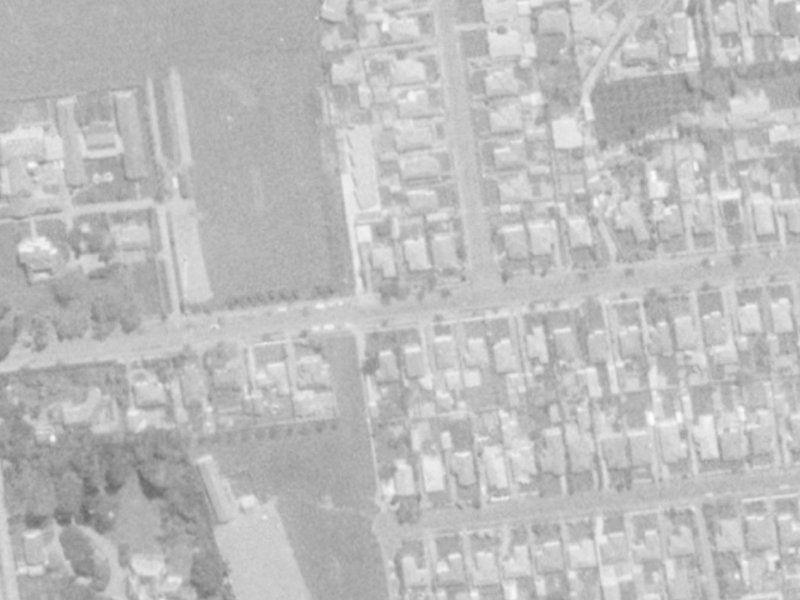 89 Suva Street from the air, 1975-1979