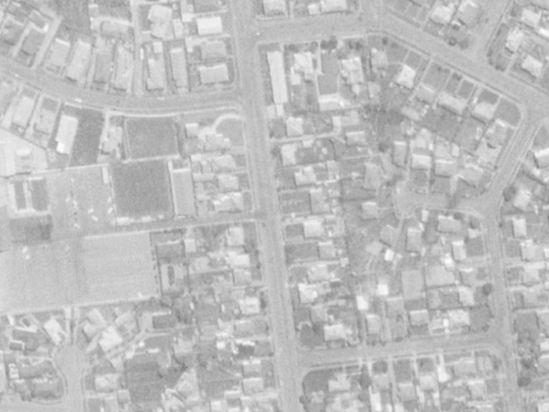 45 Wharenui Road from the air, 1975-1979