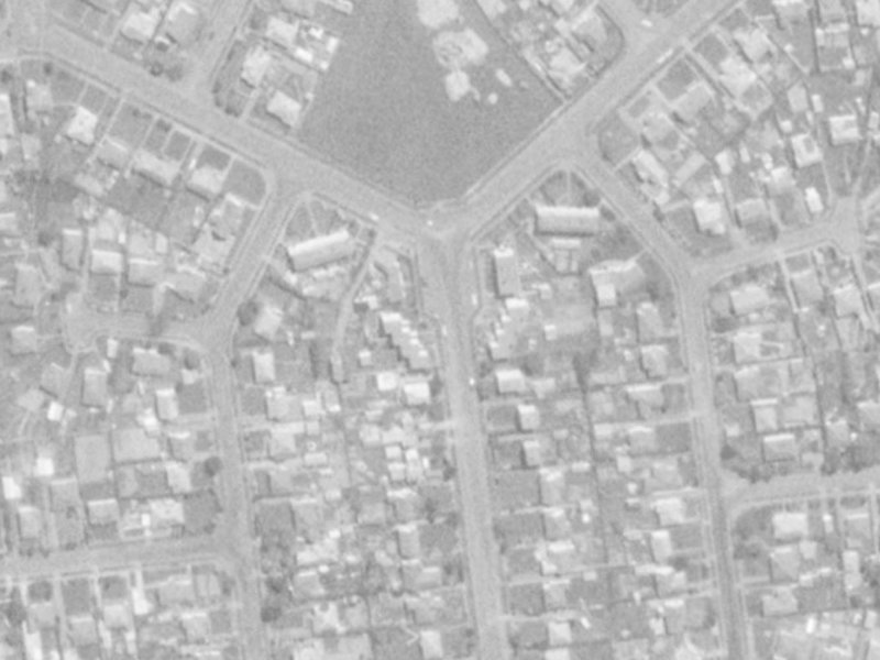 42 Tika Street from the air, 1975-1979