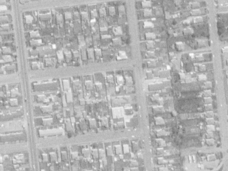 5B Elizabeth Street from the air, 1975-1979