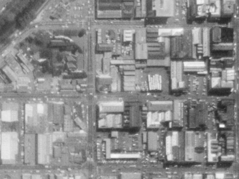 111 Tuam Street from the air, 1975-1979