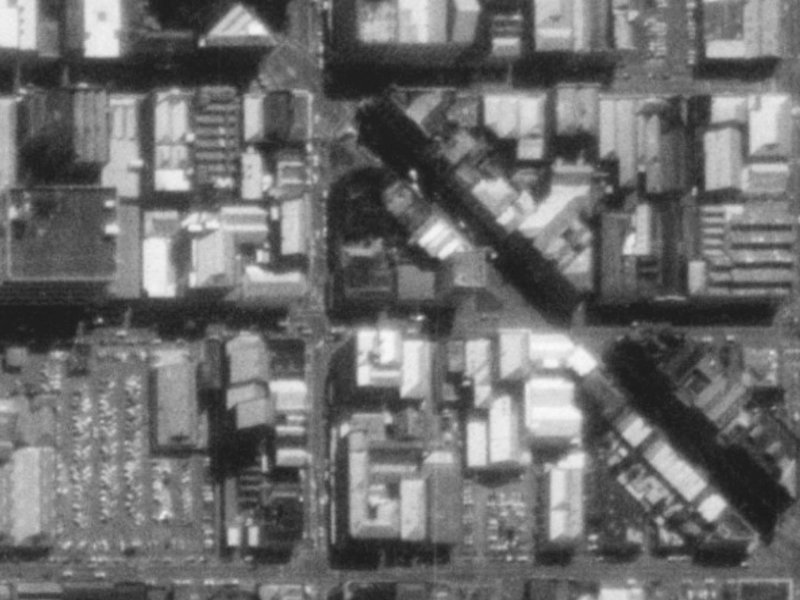 229 Tuam Street from the air, 1975-1979