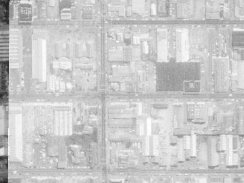 283 Tuam Street from the air, 1975-1979