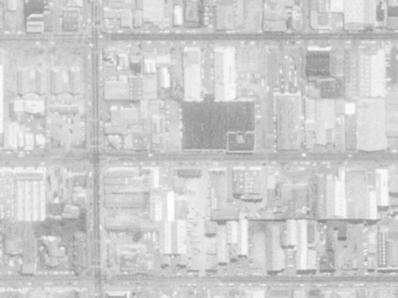 293 Tuam Street from the air, 1975-1979