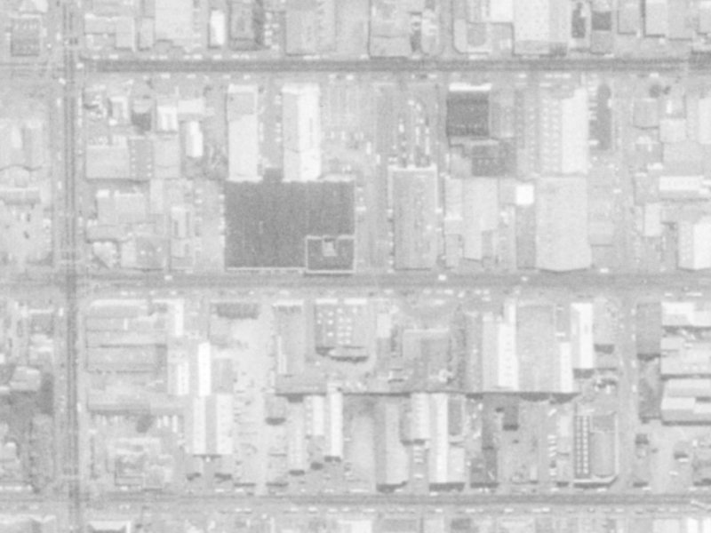 311 Tuam Street from the air, 1975-1979