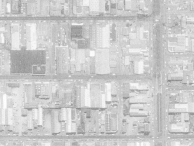 333 Tuam Street from the air, 1975-1979