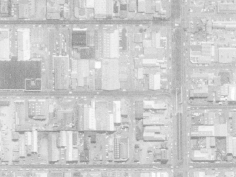 335 Tuam Street from the air, 1975-1979