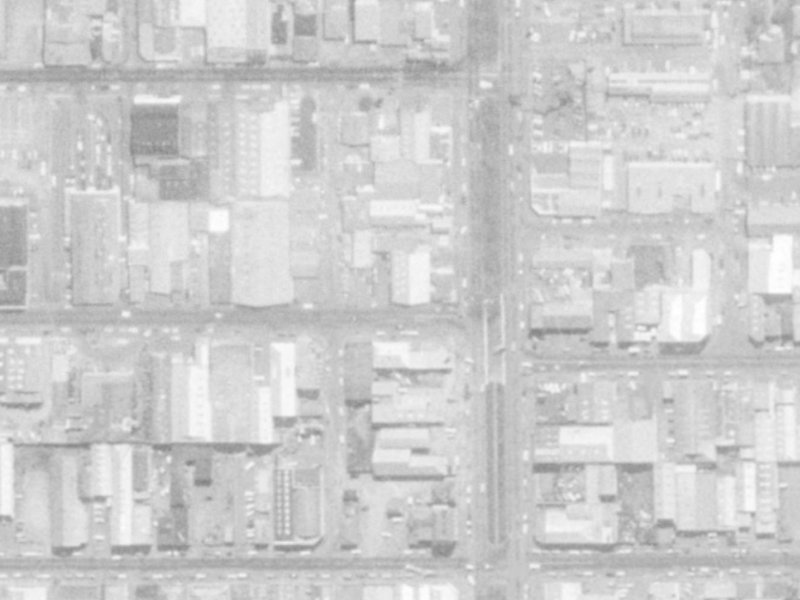 345 Tuam Street from the air, 1975-1979