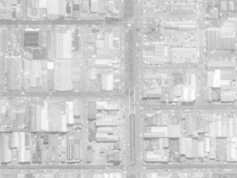 343 Tuam Street from the air, 1975-1979