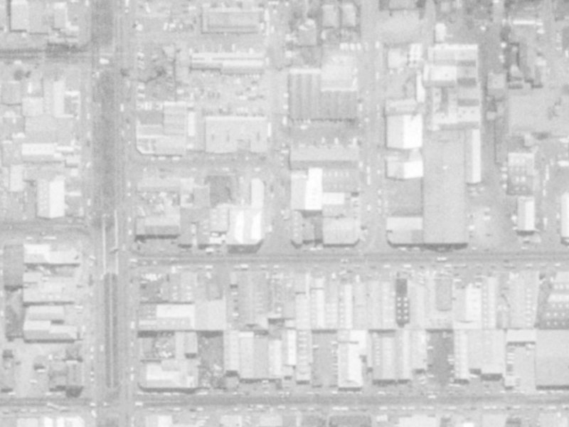 25 Livingstone Street from the air, 1975-1979