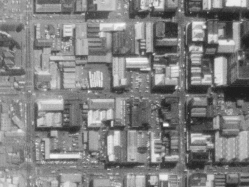 133 Tuam Street from the air, 1975-1979