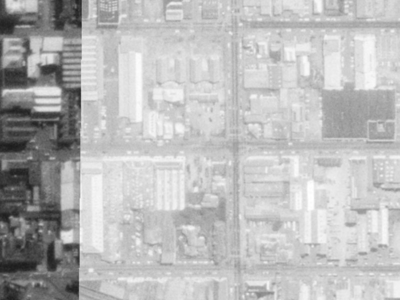 272-274 Tuam Street from the air, 1975-1979