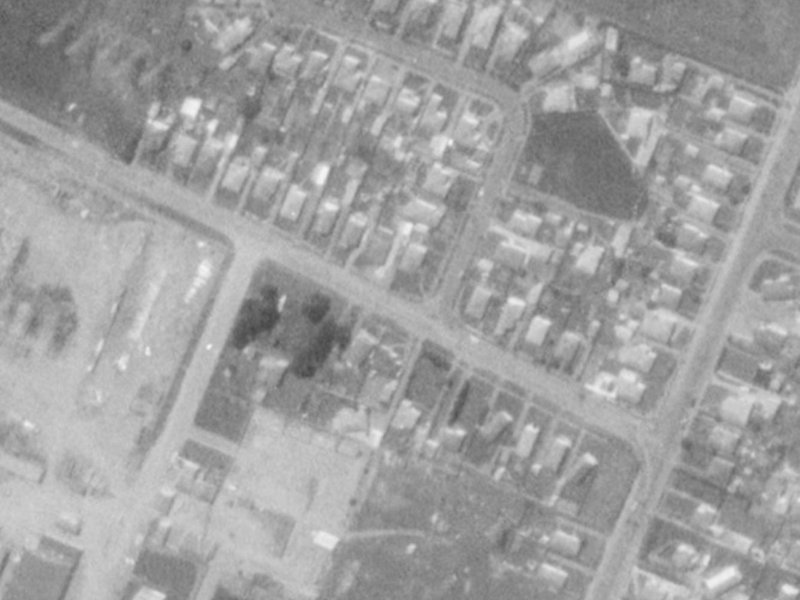 12 Roberts Road from the air, 1975-1979