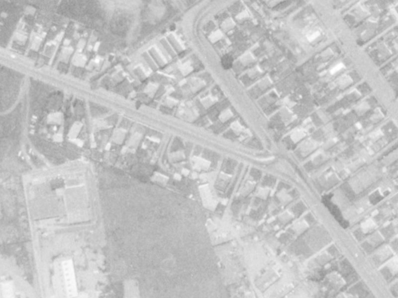 7-9 Buchanans Road from the air, 1975-1979
