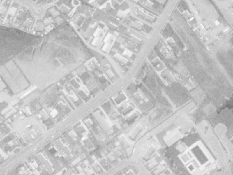 95 Middlepark Road from the air, 1975-1979