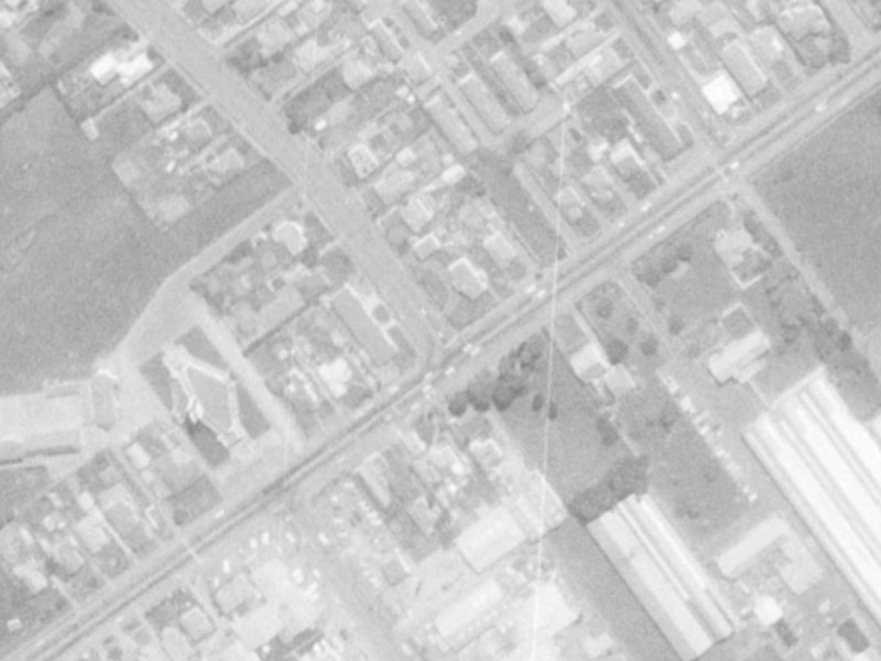 2 Craven Street from the air, 1975-1979