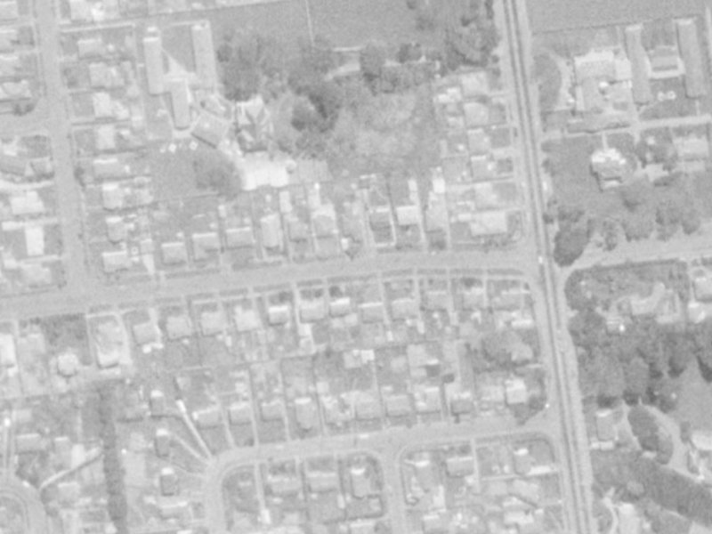 42E Suva Street from the air, 1975-1979