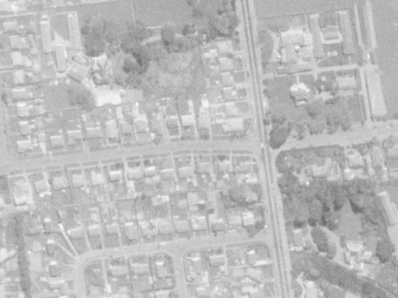 48 Suva Street from the air, 1975-1979