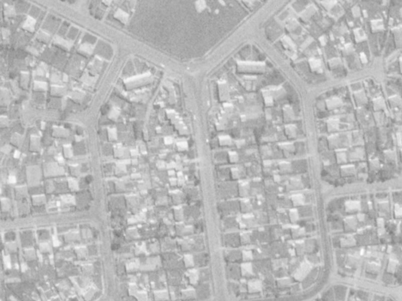 28 Tika Street from the air, 1975-1979