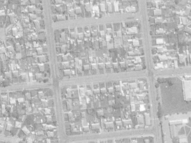 110A Elizabeth Street from the air, 1975-1979