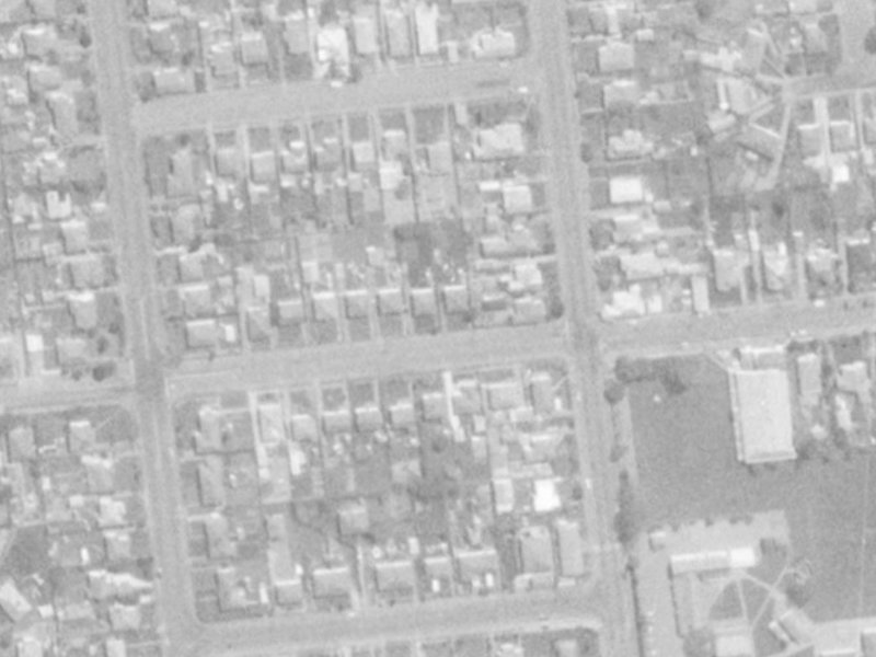 106 Elizabeth Street from the air, 1975-1979