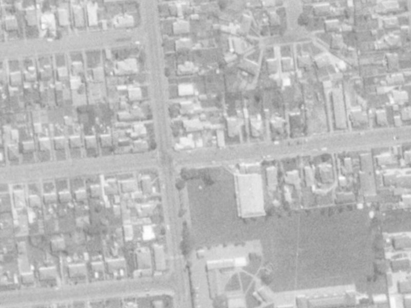 78 Elizabeth Street from the air, 1975-1979