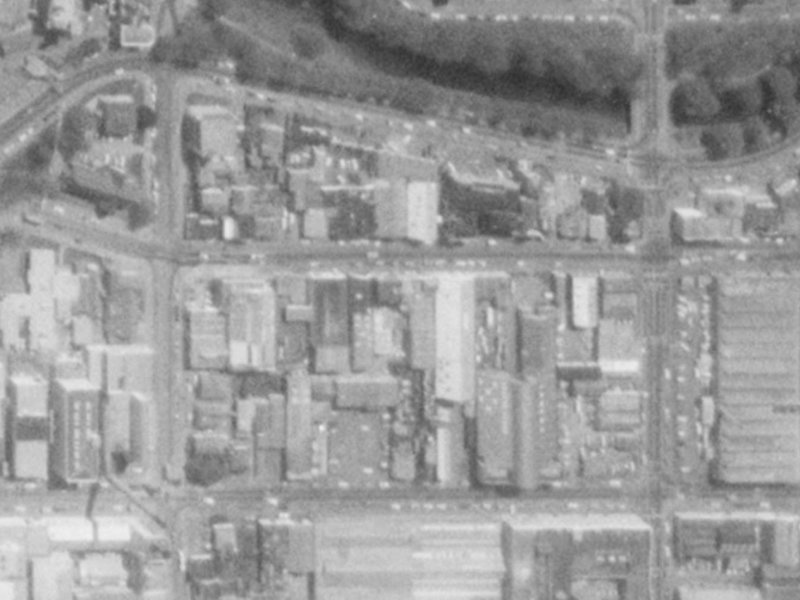 48 Tuam Street from the air, 1975-1979