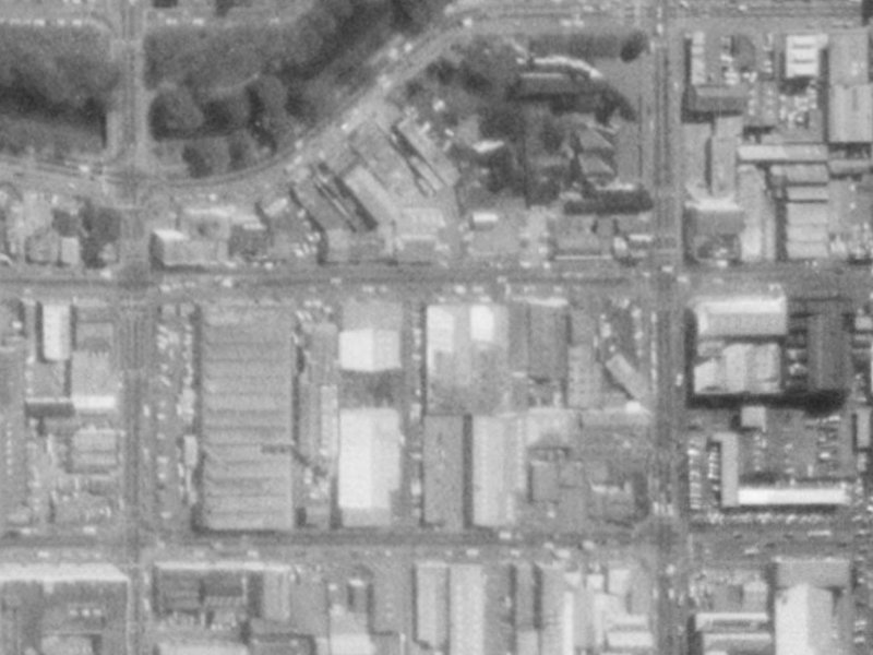 3/112 Tuam Street from the air, 1975-1979