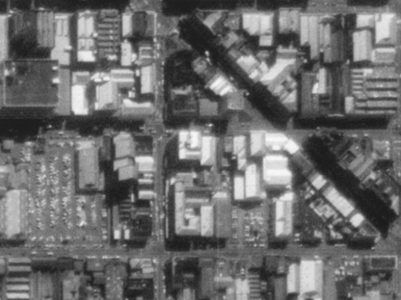 236 Tuam Street from the air, 1975-1979