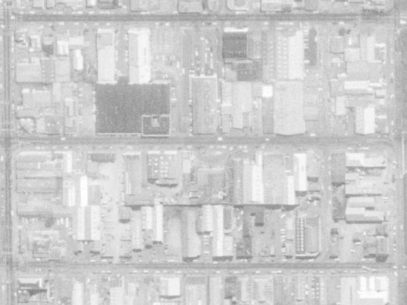 340A Tuam Street from the air, 1975-1979