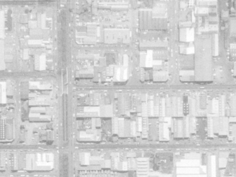 394 Tuam Street from the air, 1975-1979