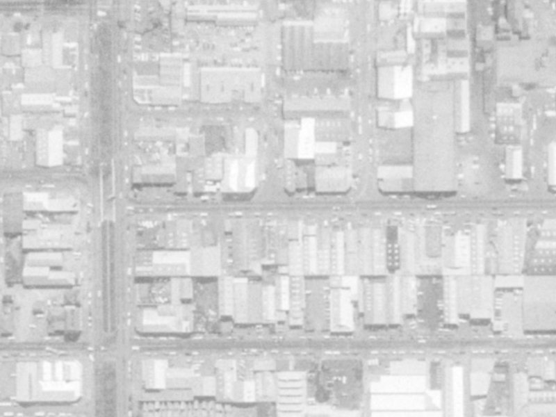 398 Tuam Street from the air, 1975-1979