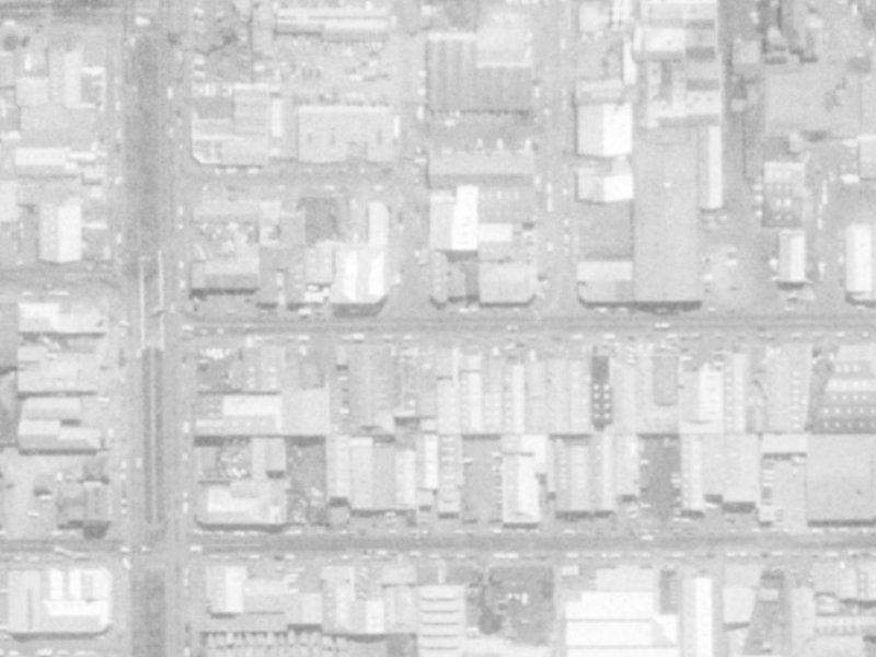 400 Tuam Street from the air, 1975-1979