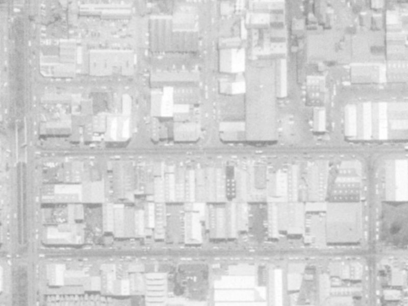 412 Tuam Street from the air, 1975-1979